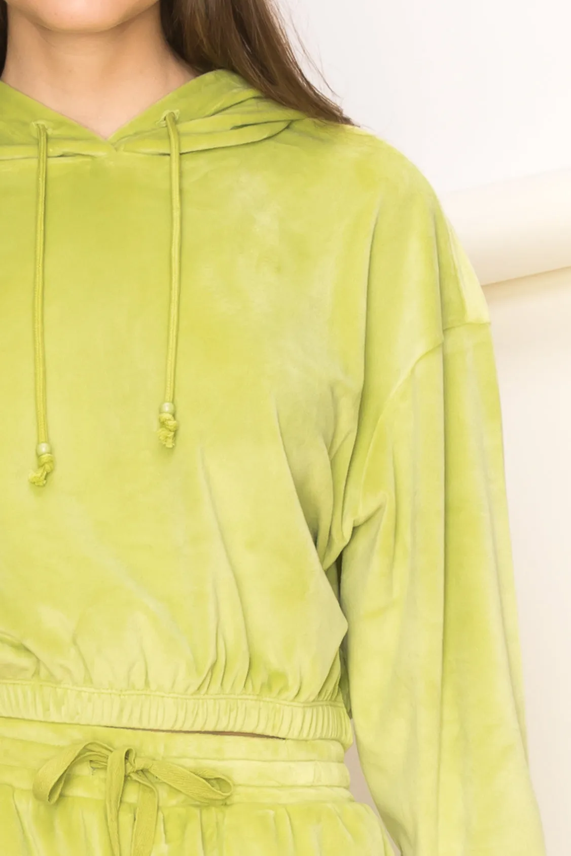 DZ23A455-Cropped Hoodie