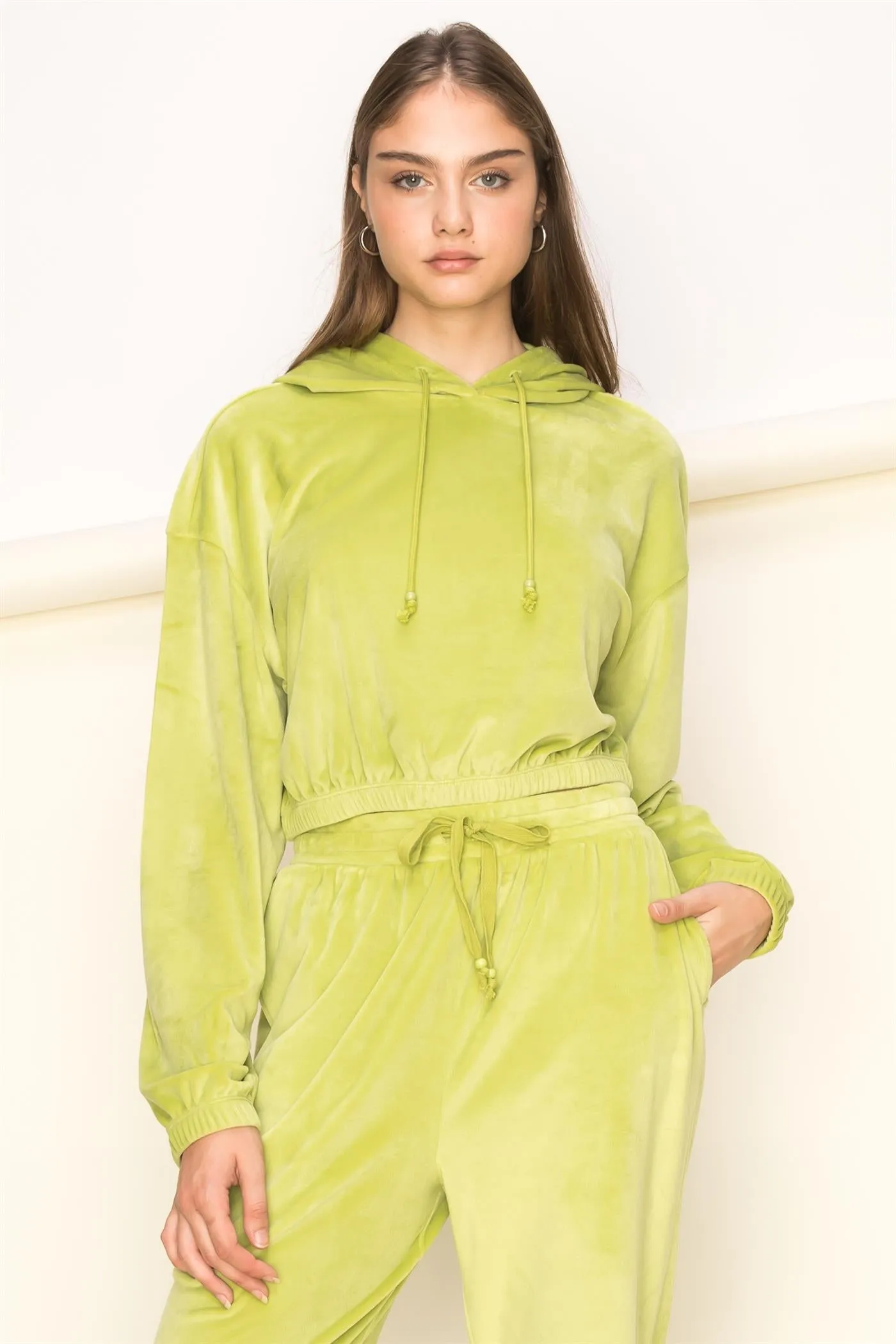 DZ23A455-Cropped Hoodie