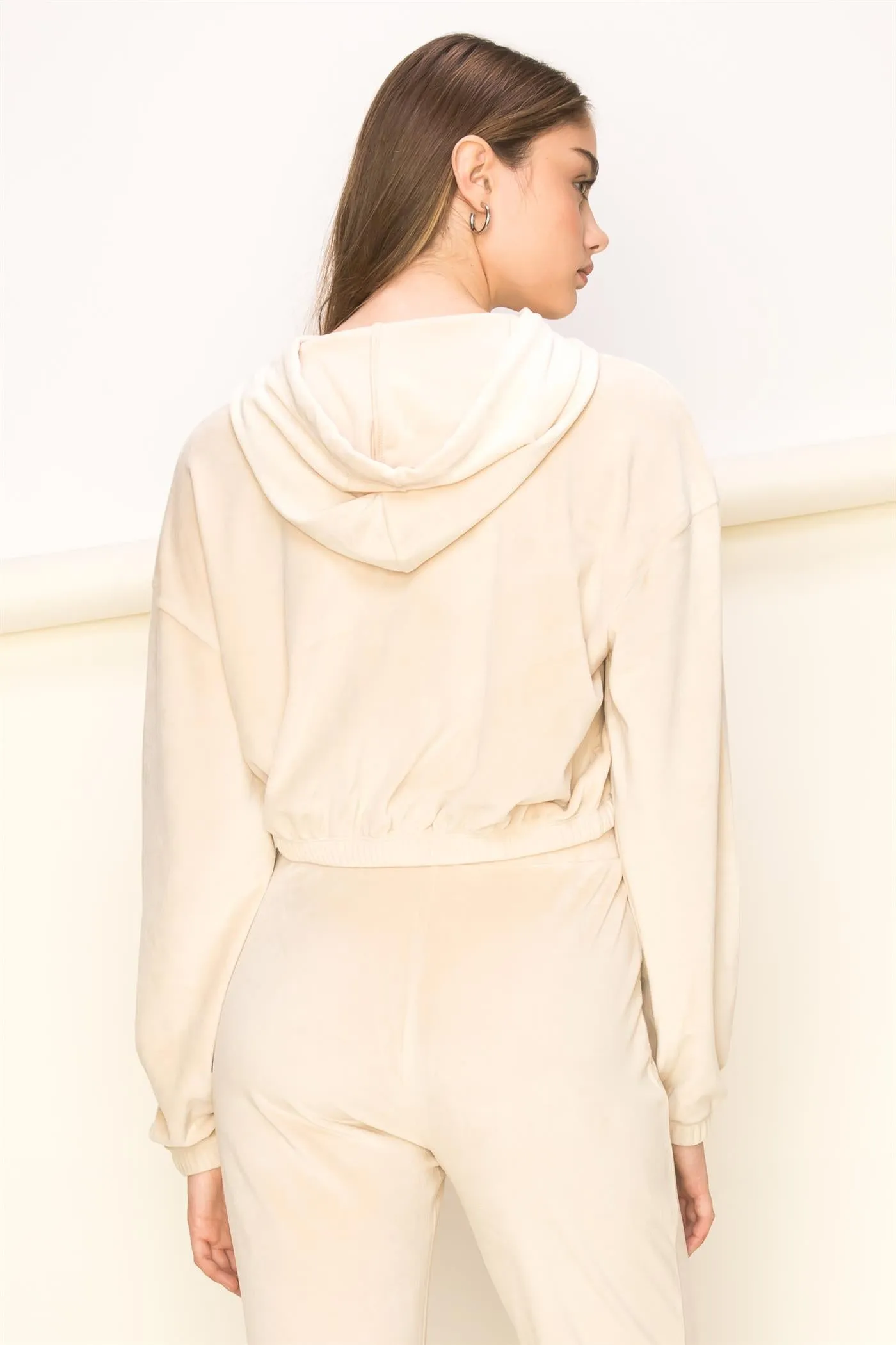 DZ23A455-Cropped Hoodie
