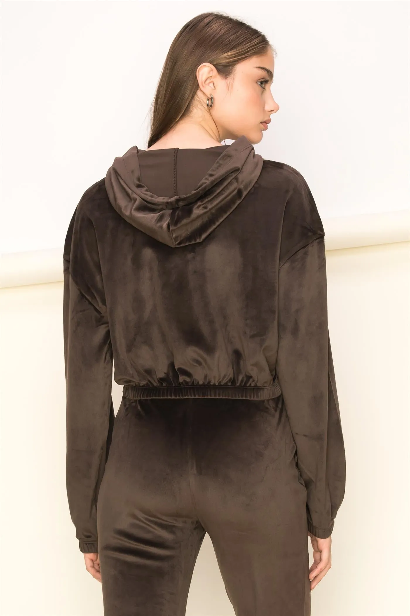 DZ23A455-Cropped Hoodie