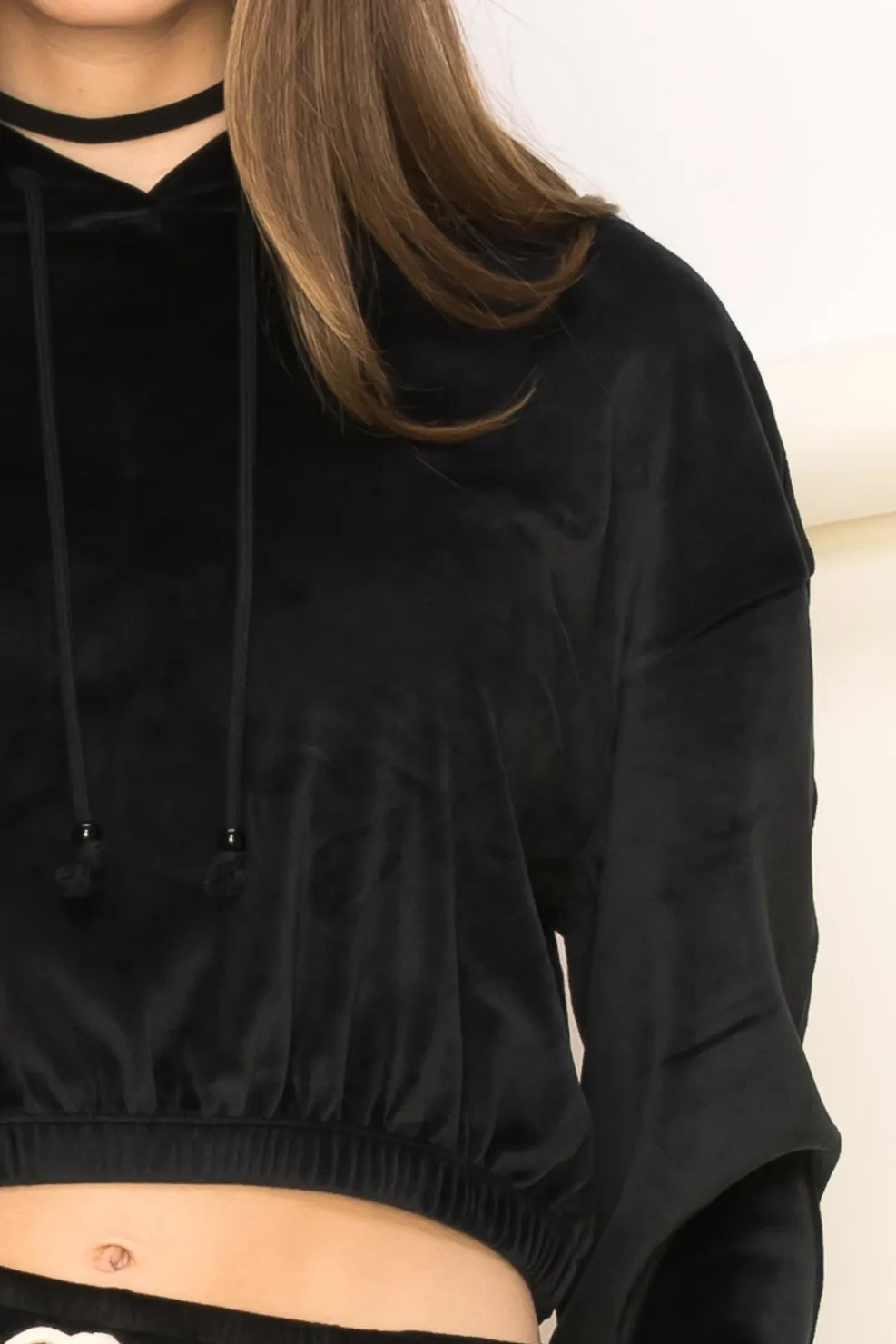 DZ23A455-Cropped Hoodie