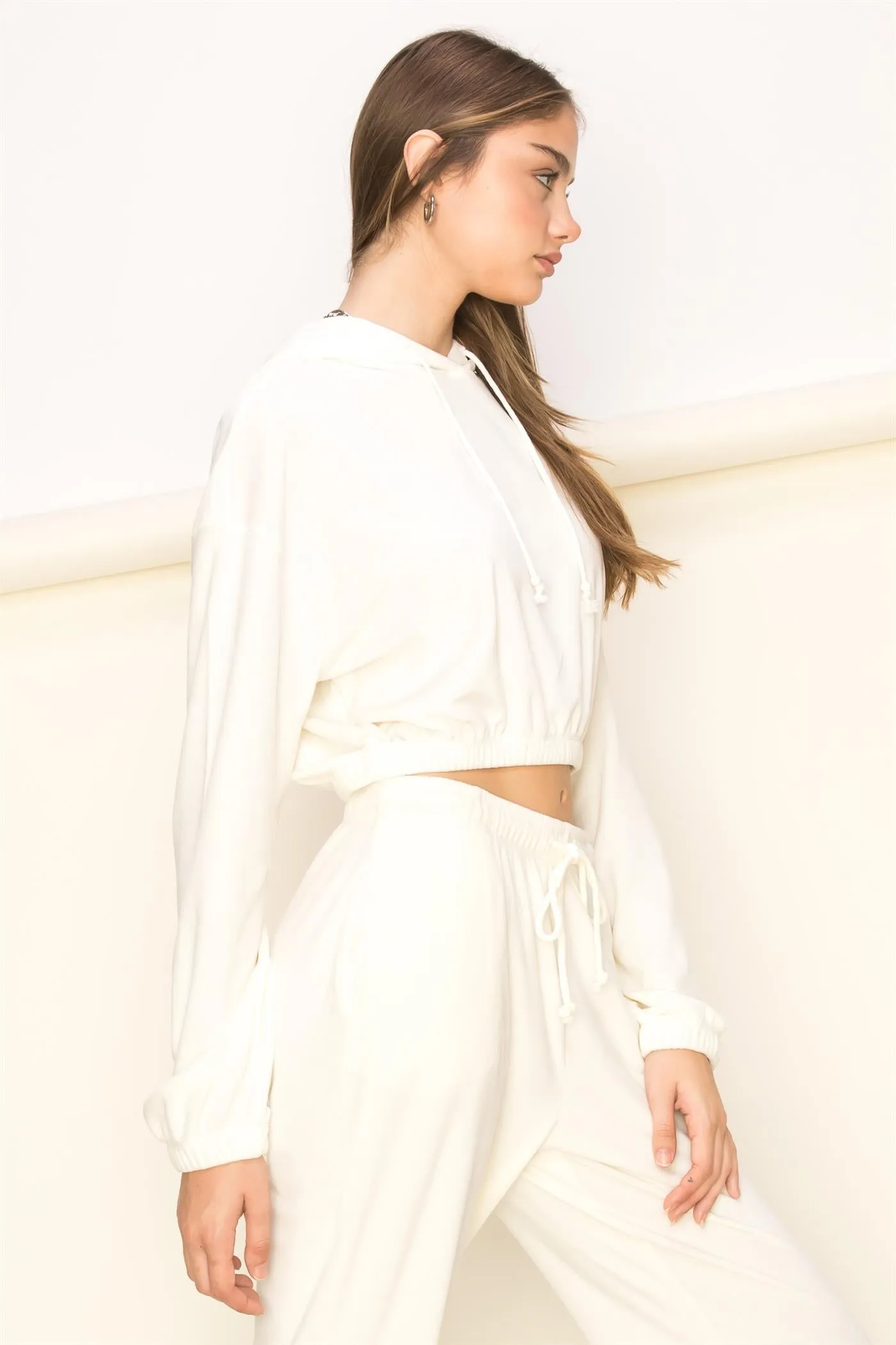 DZ23A455-Cropped Hoodie