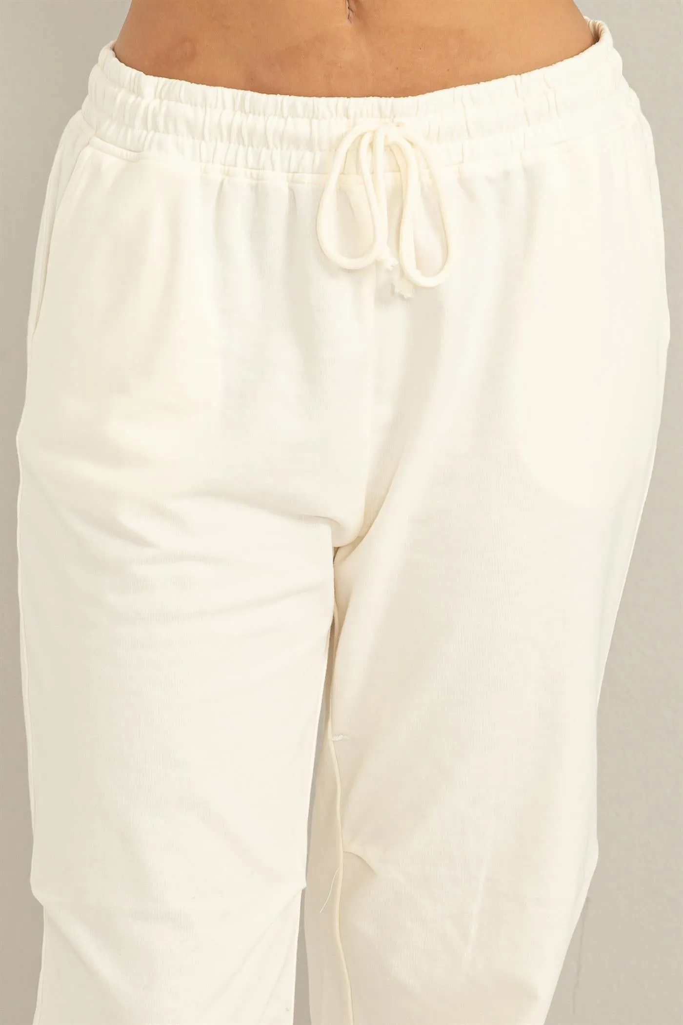 DZ24A125-High-waisted Drawstring Sweatpants