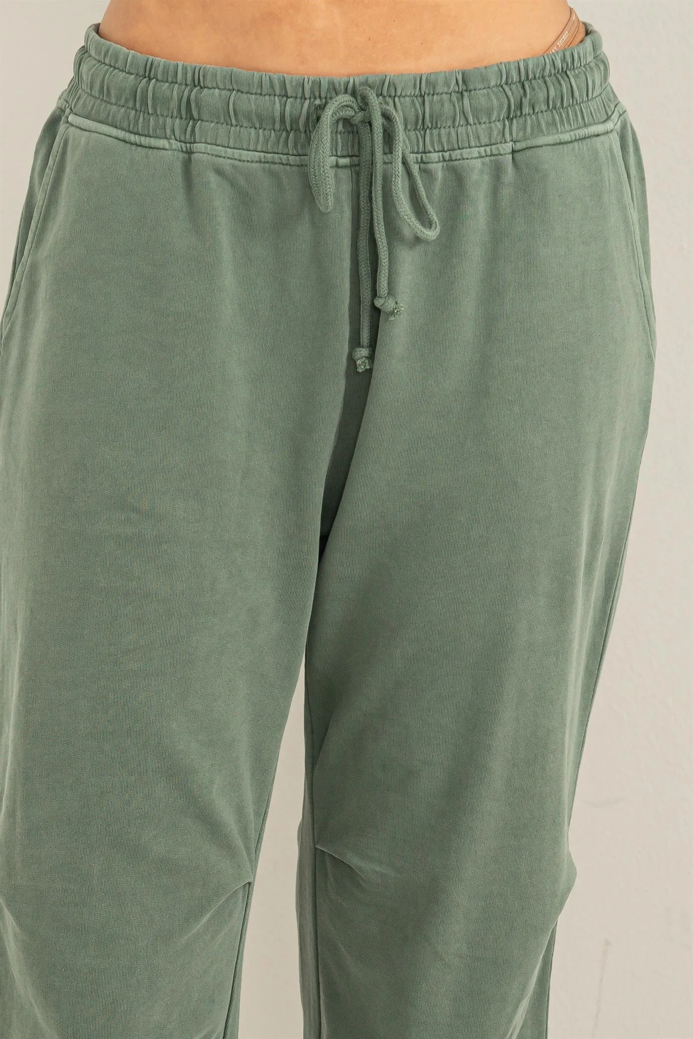 DZ24A125-High-waisted Drawstring Sweatpants