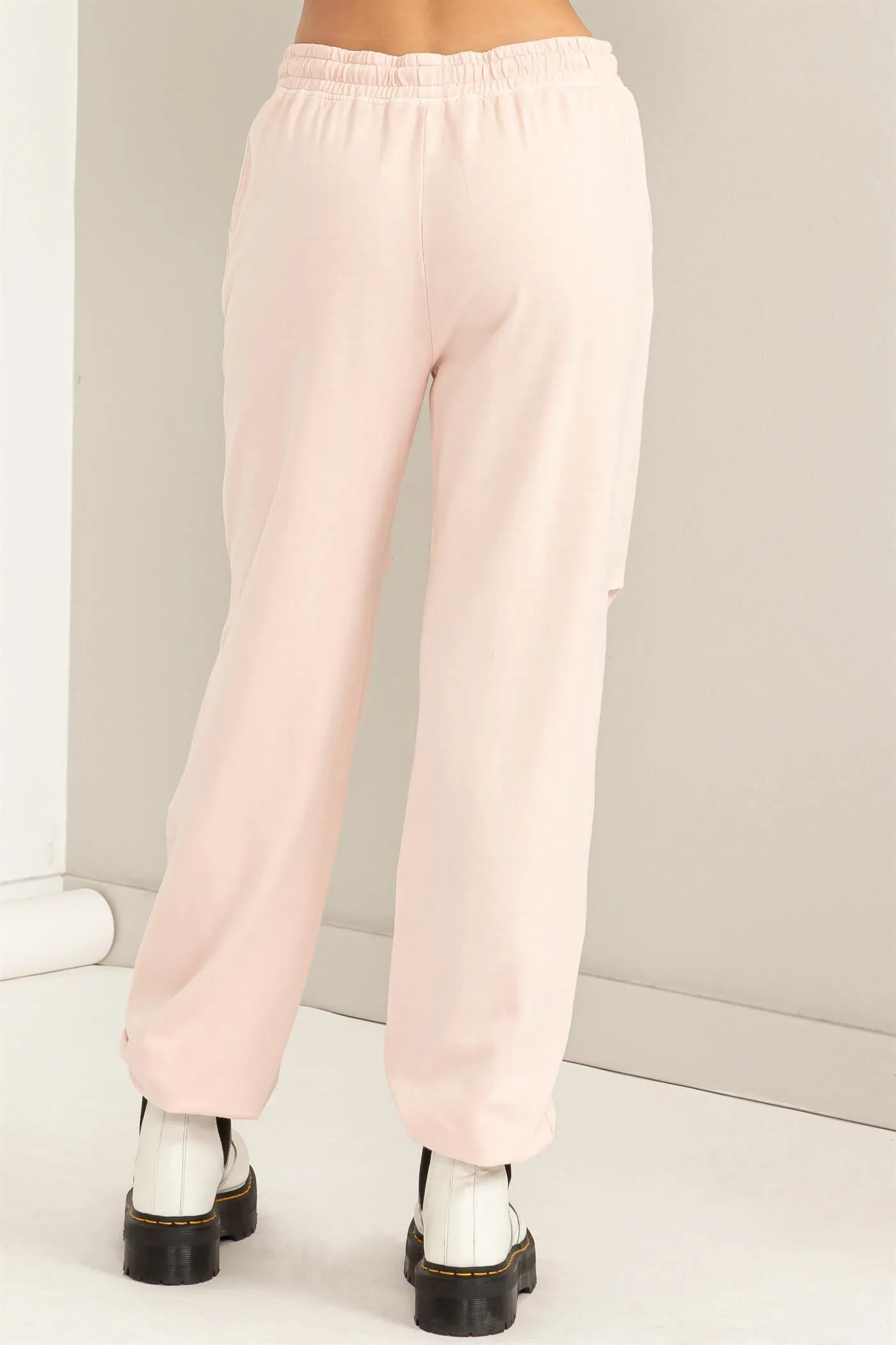 DZ24A125-High-waisted Drawstring Sweatpants