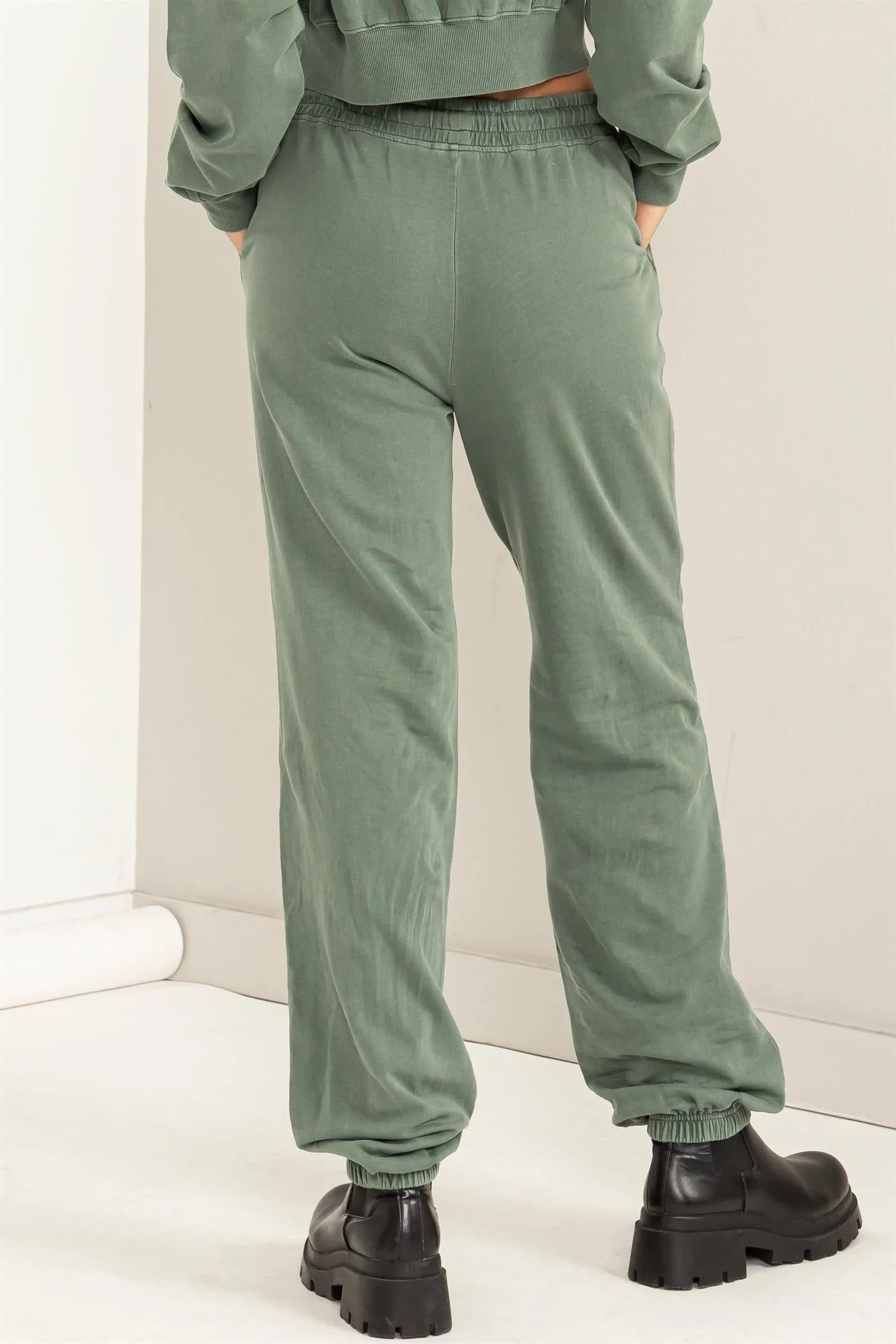 DZ24A125-High-waisted Drawstring Sweatpants