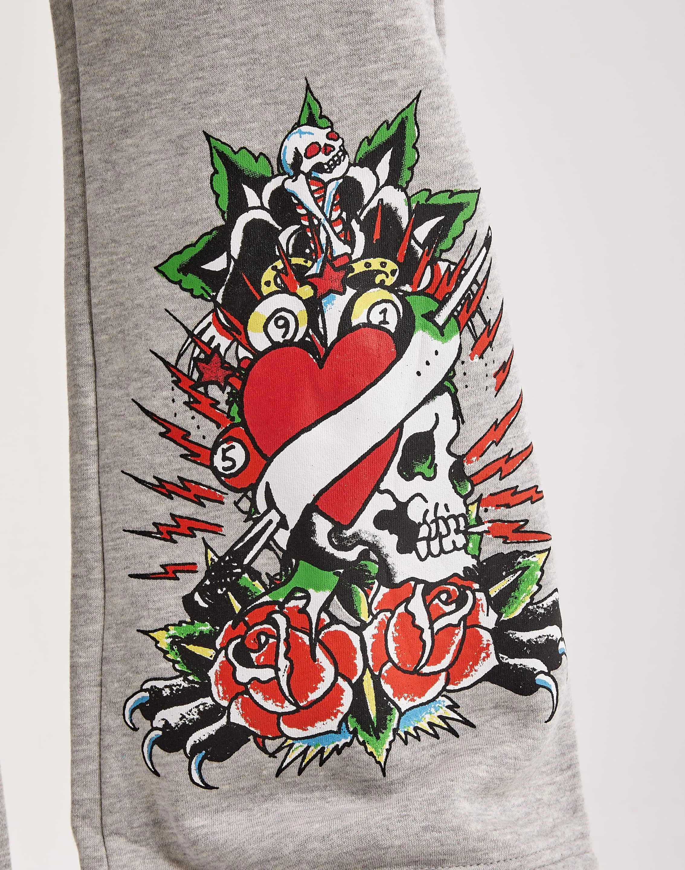 Ed Hardy Heart Roses Sweatpants