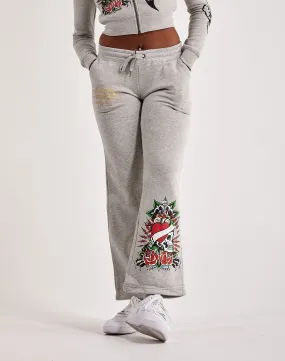 Ed Hardy Heart Roses Sweatpants