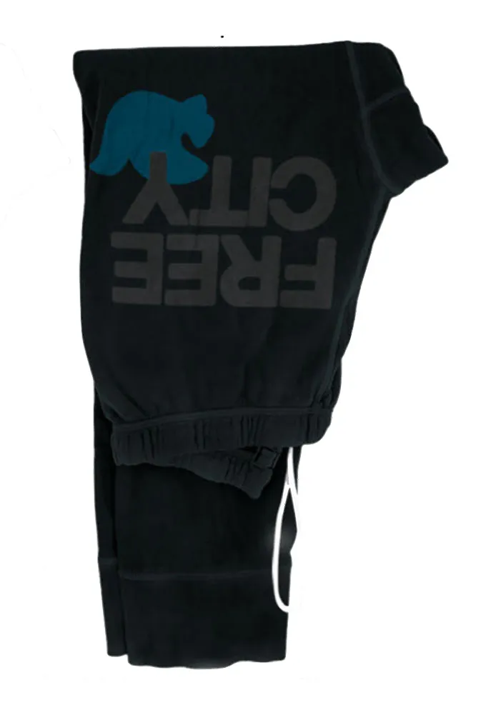 FREE CITY Large Swami 3/4 Sweatpants in Superblack