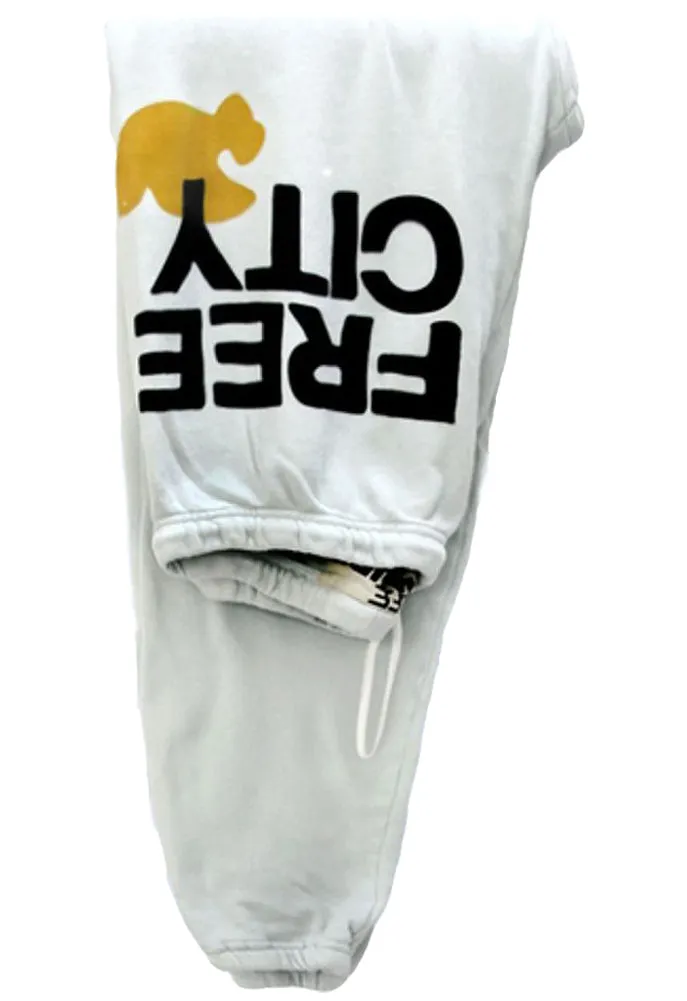 FREE CITY Large Sweatpants in Gesso