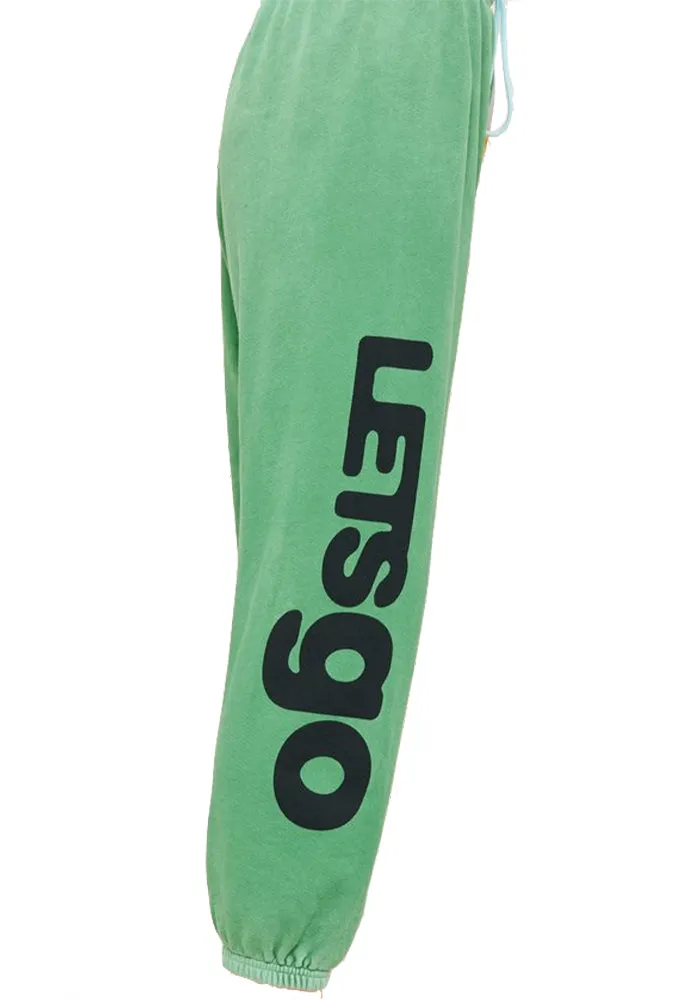 FREE CITY Rainbow OG LetsGo Sweatpants in School Green