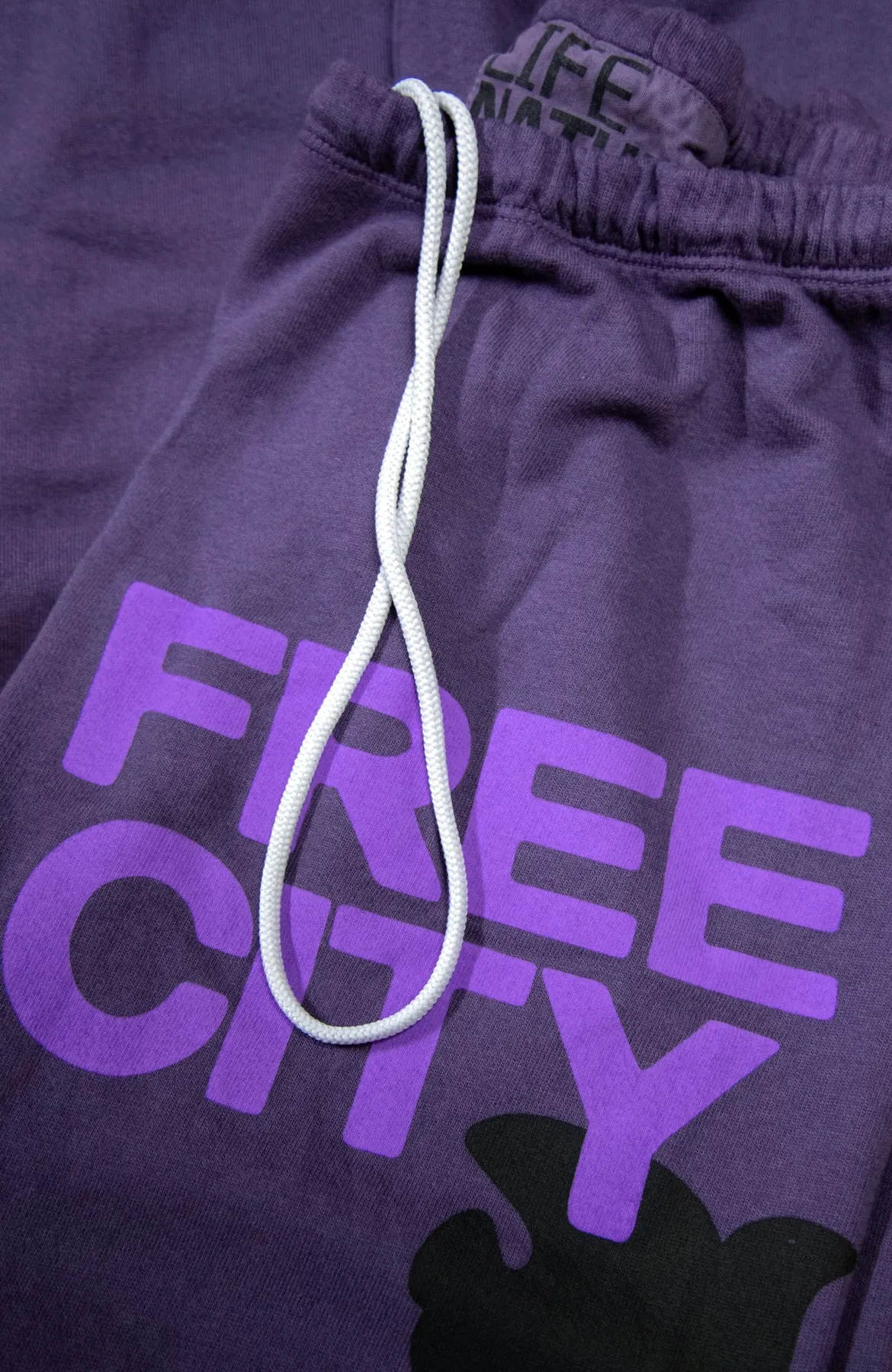 FREECITY Large Sweatpant in Purple Plant