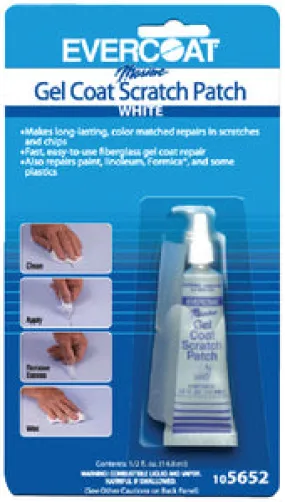 Gel Coat Scratch Patch- White