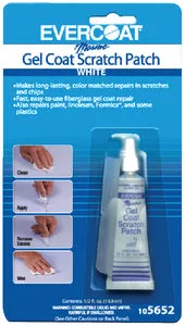 Gel Coat Scratch Patch- White