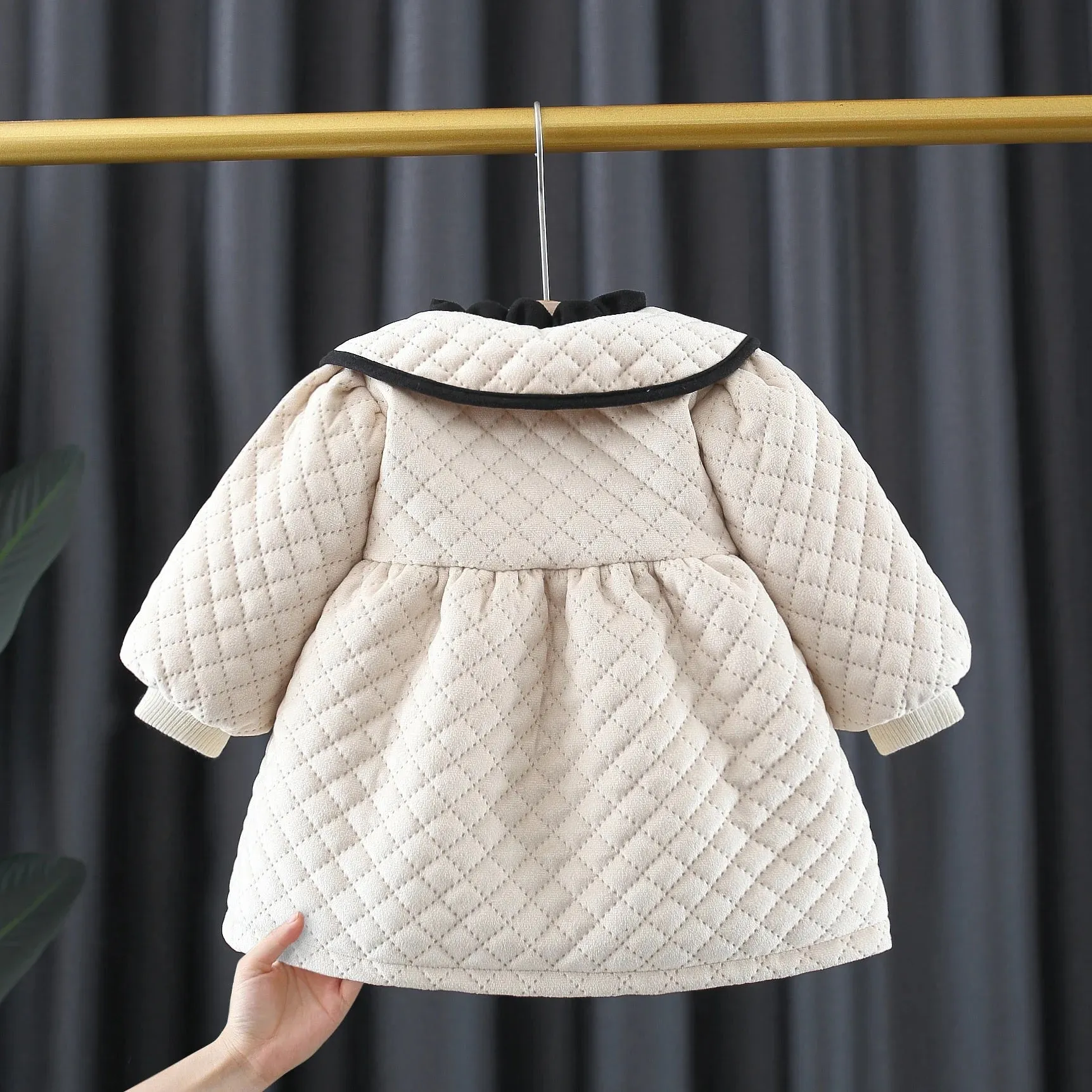 Girls Cute Quilted Jacket
