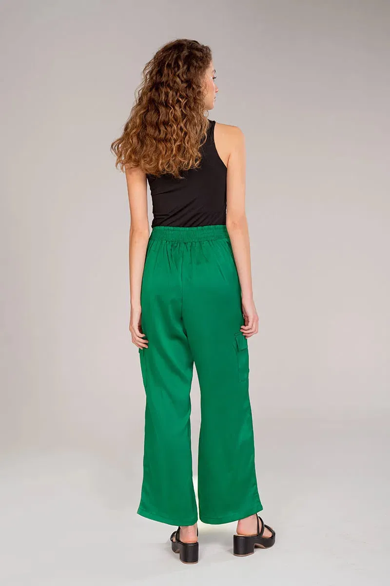 Green Cargo Pants By Spirito