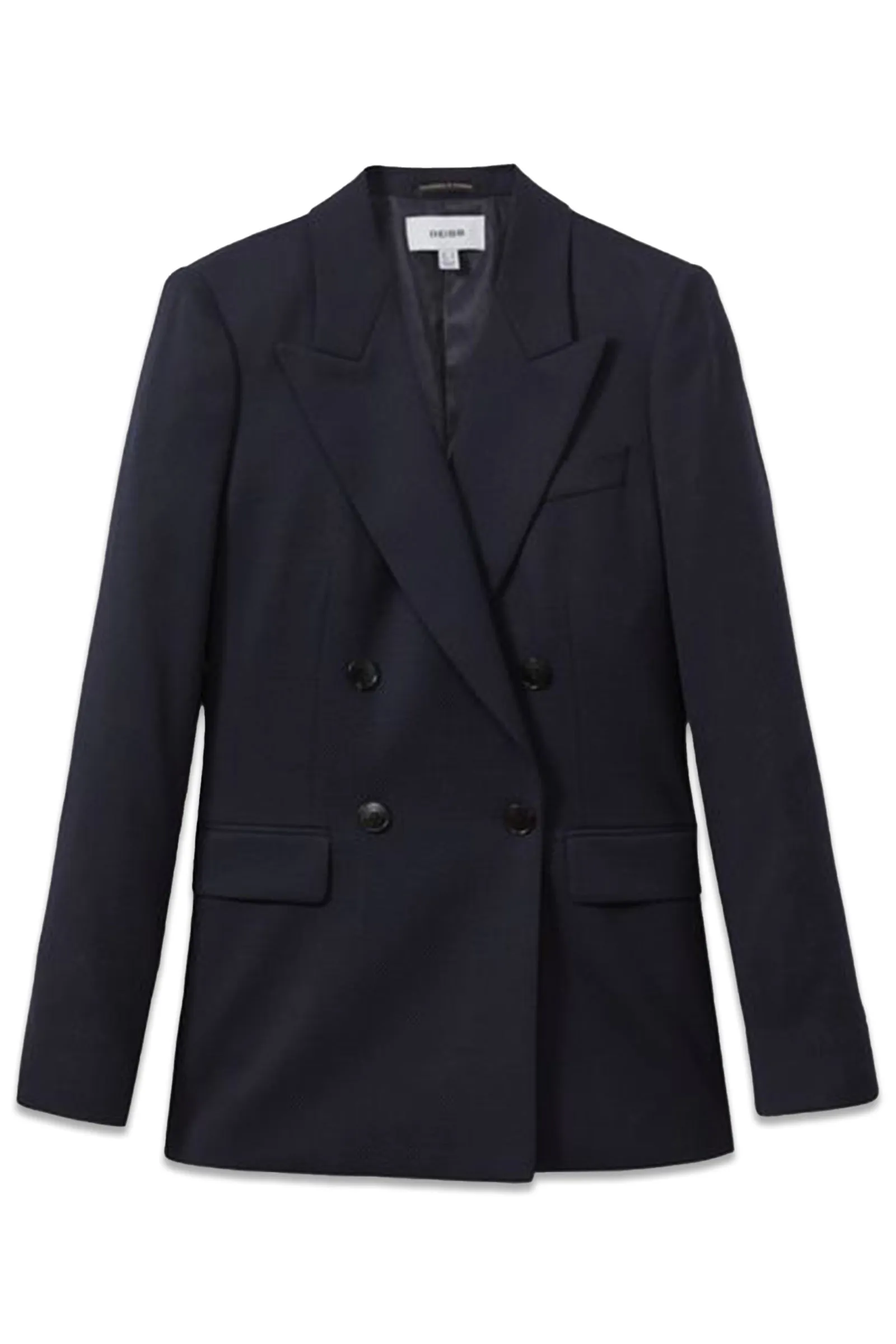 Hallie Textured Double Breasted Suit Blazer