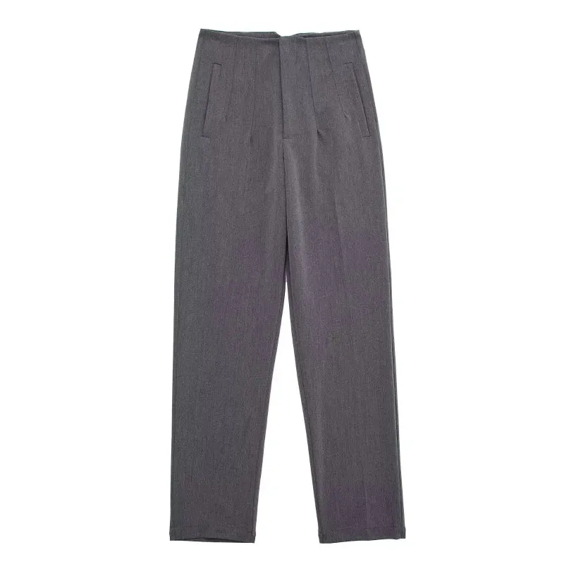 High Waist Fashionable Women's Pants