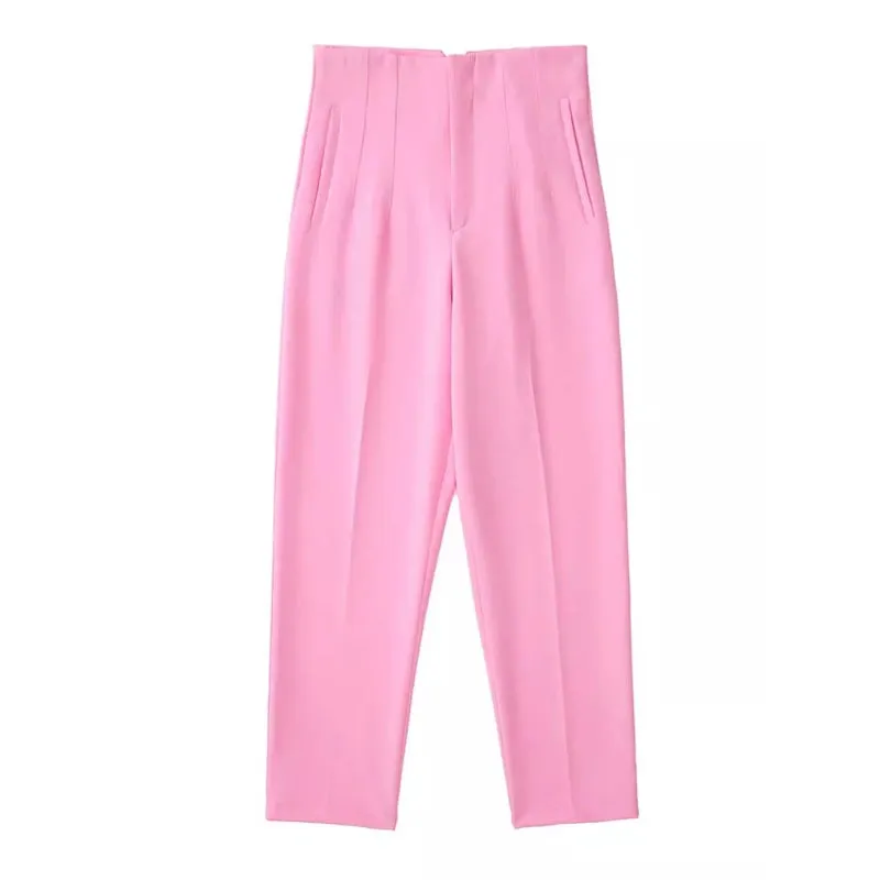High Waist Fashionable Women's Pants