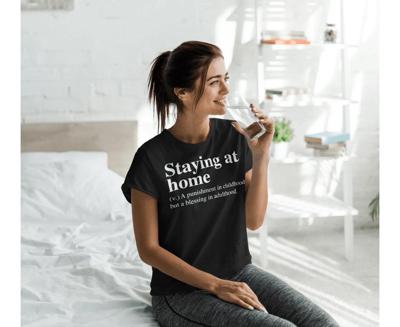 Homebody Bliss Staying at Home T-Shirt