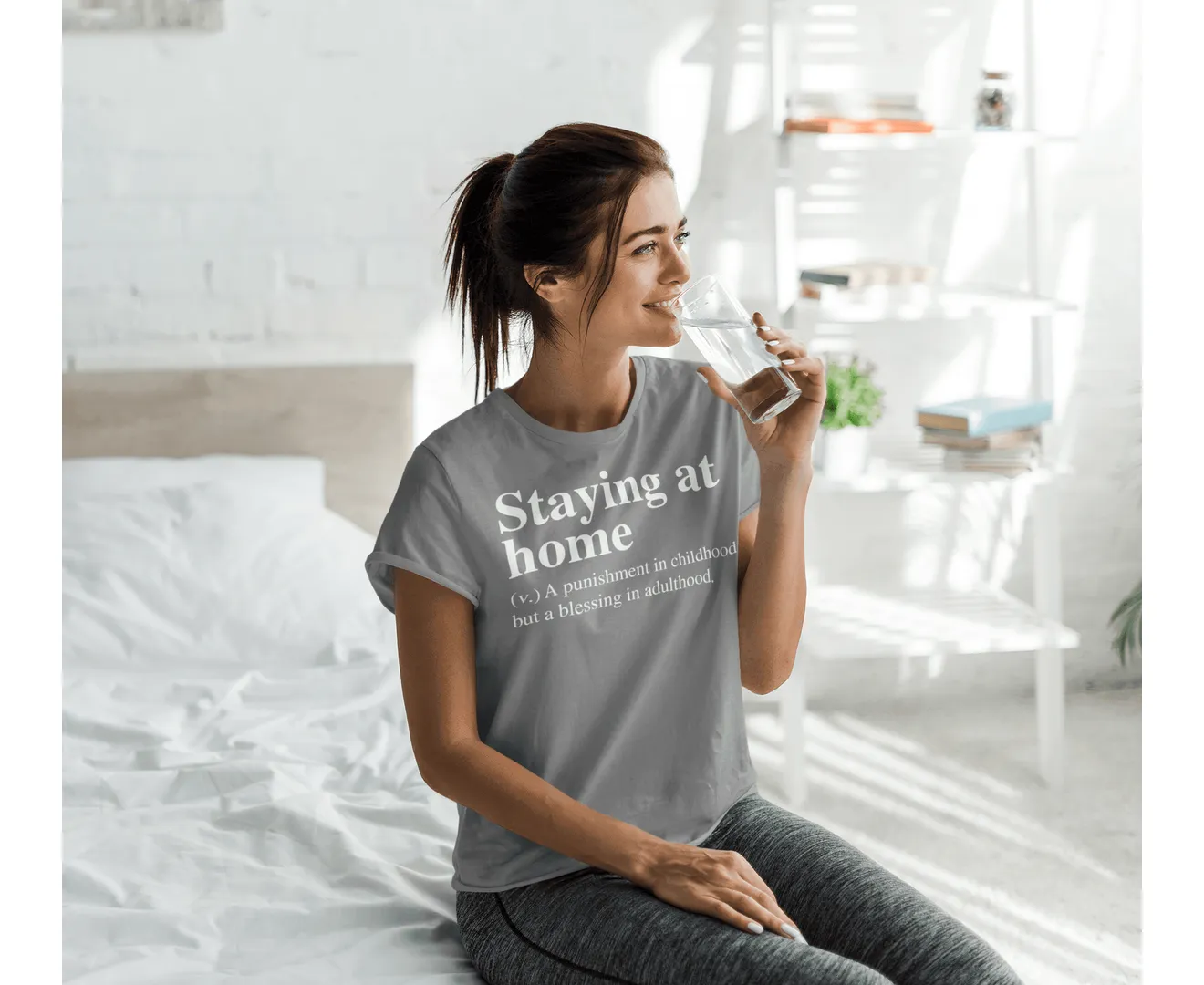 Homebody Bliss Staying at Home T-Shirt