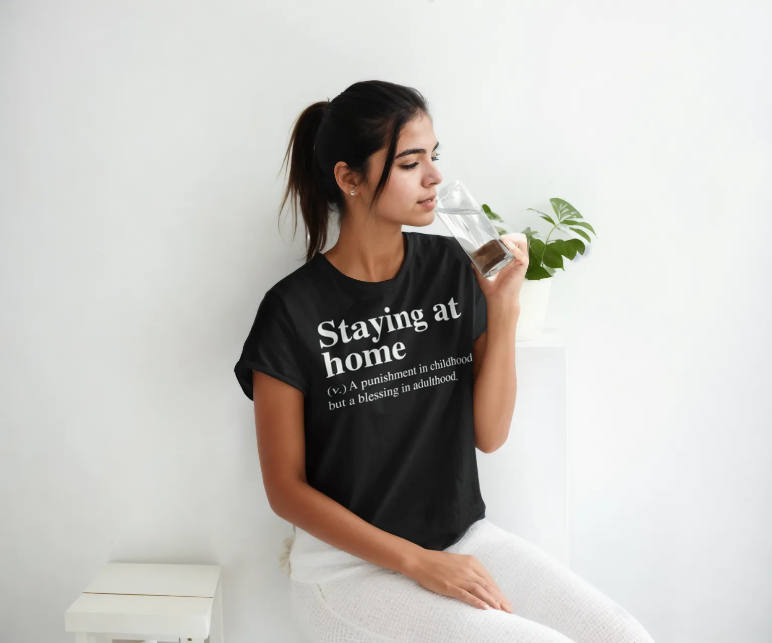 Homebody Bliss Staying at Home T-Shirt