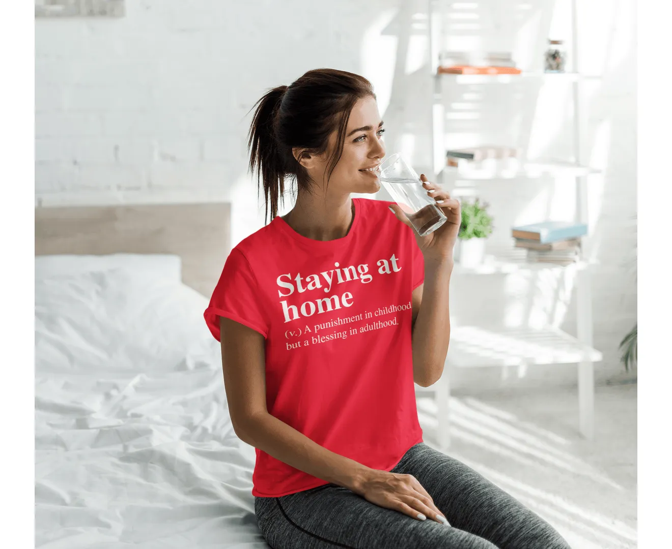 Homebody Bliss Staying at Home T-Shirt