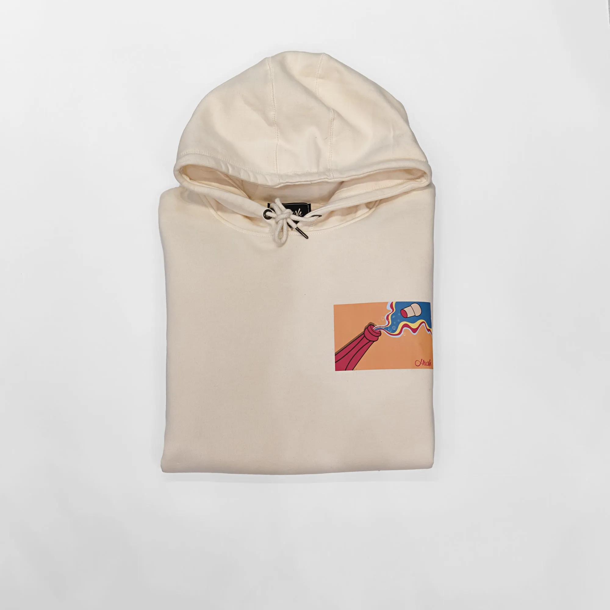 HUSH CREAM CHAMPAGNE HOODIE