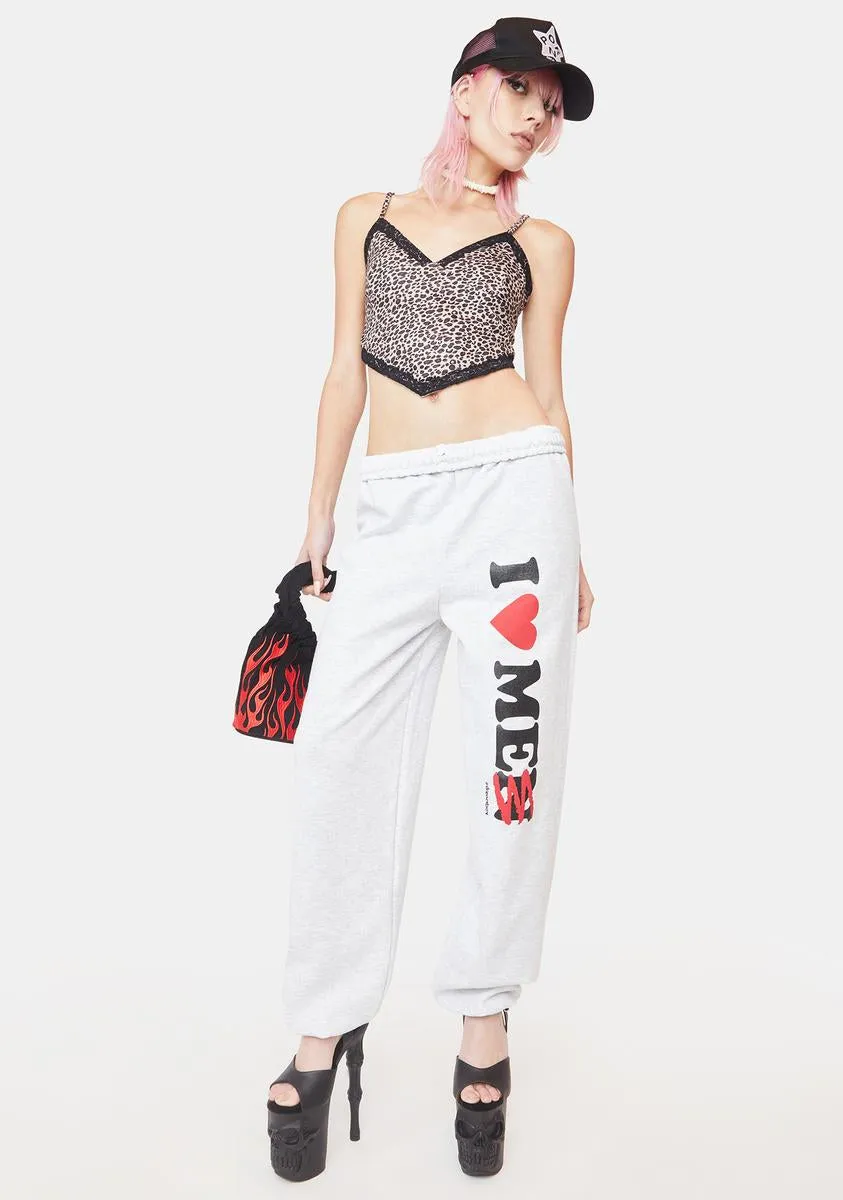 I Love Me Graphic Sweatpants