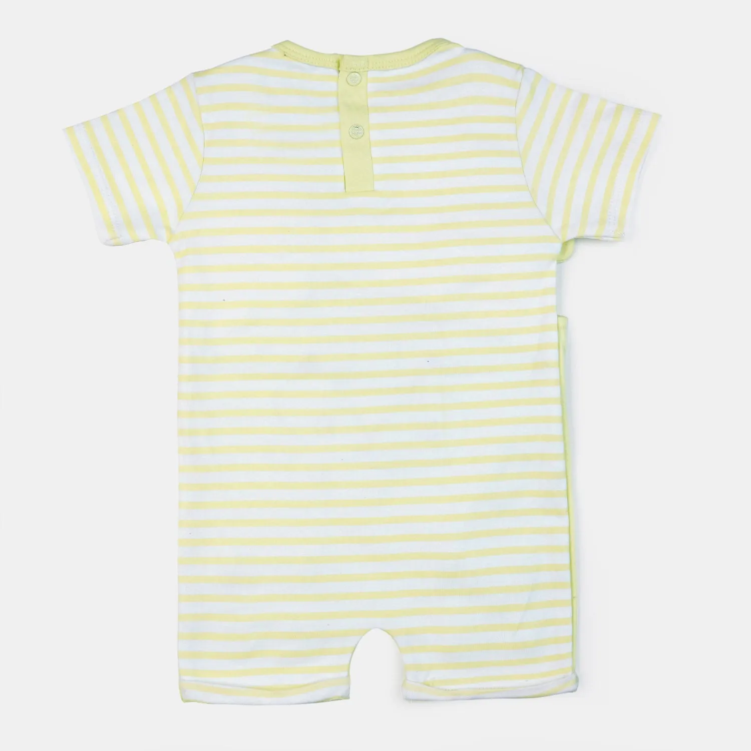 Infant Boys Knitted Romper Tiger Face-W/S/Lime