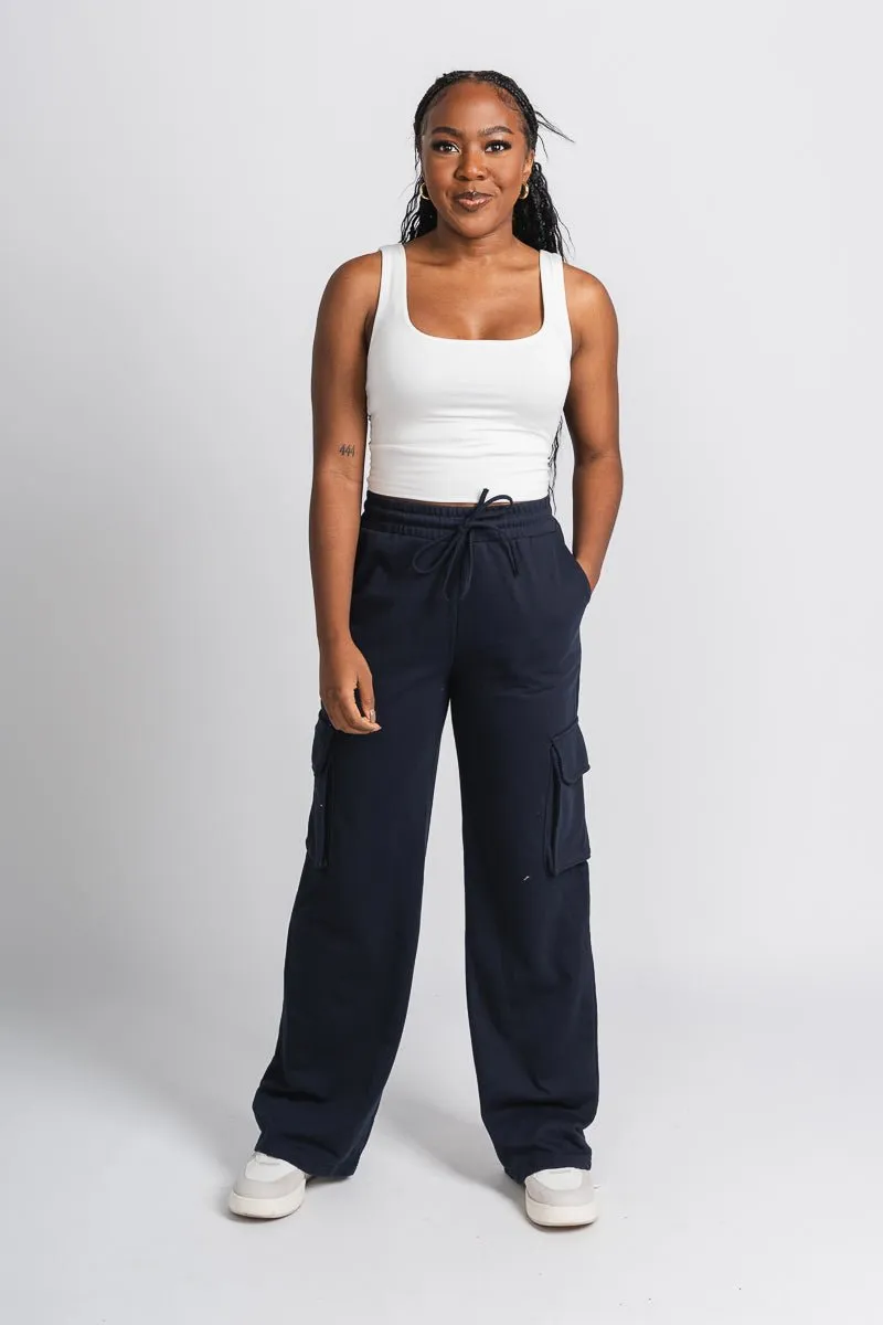 Johnny cargo sweatpants midnight