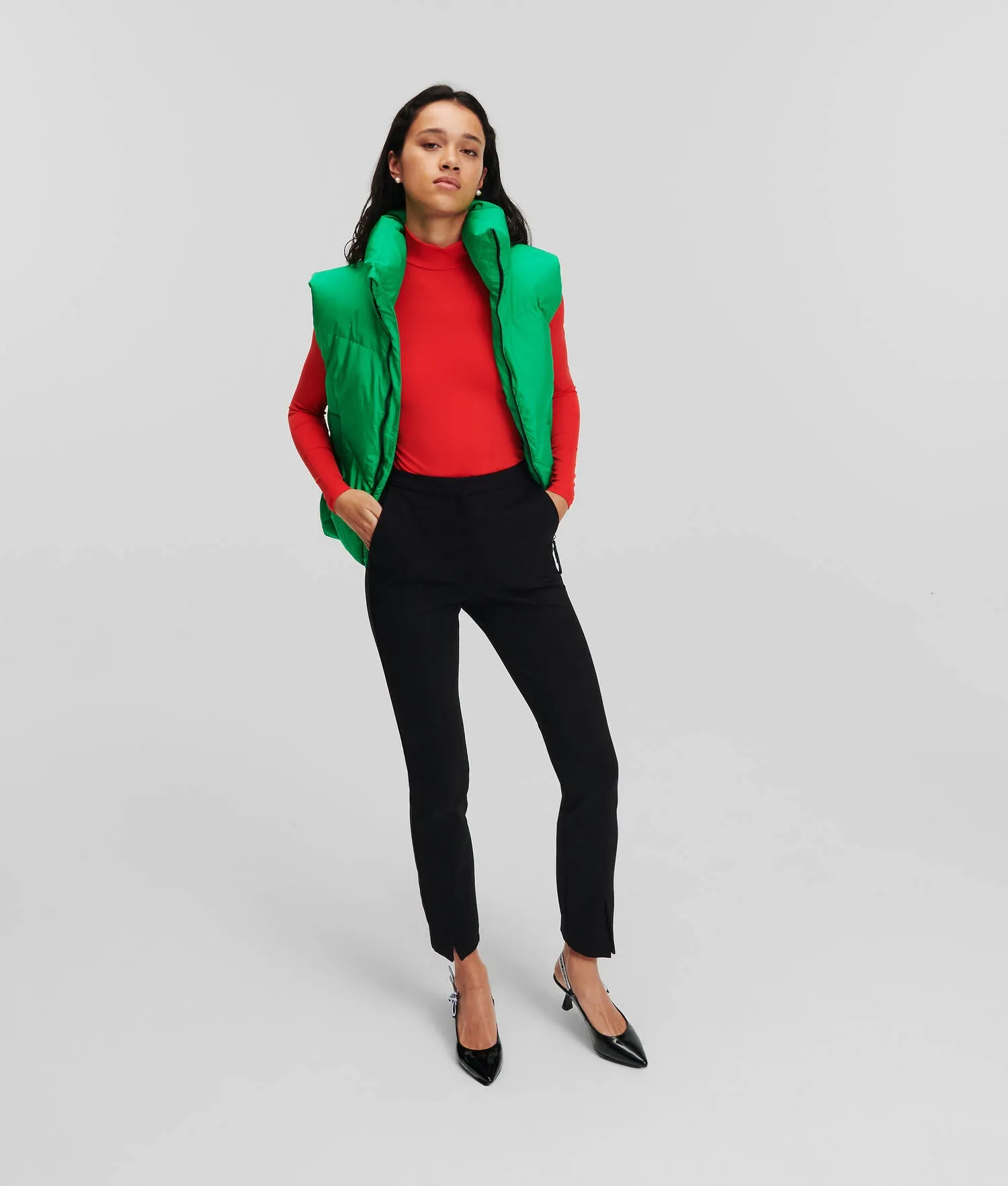 KARL LOGO TURTLENECK TOP