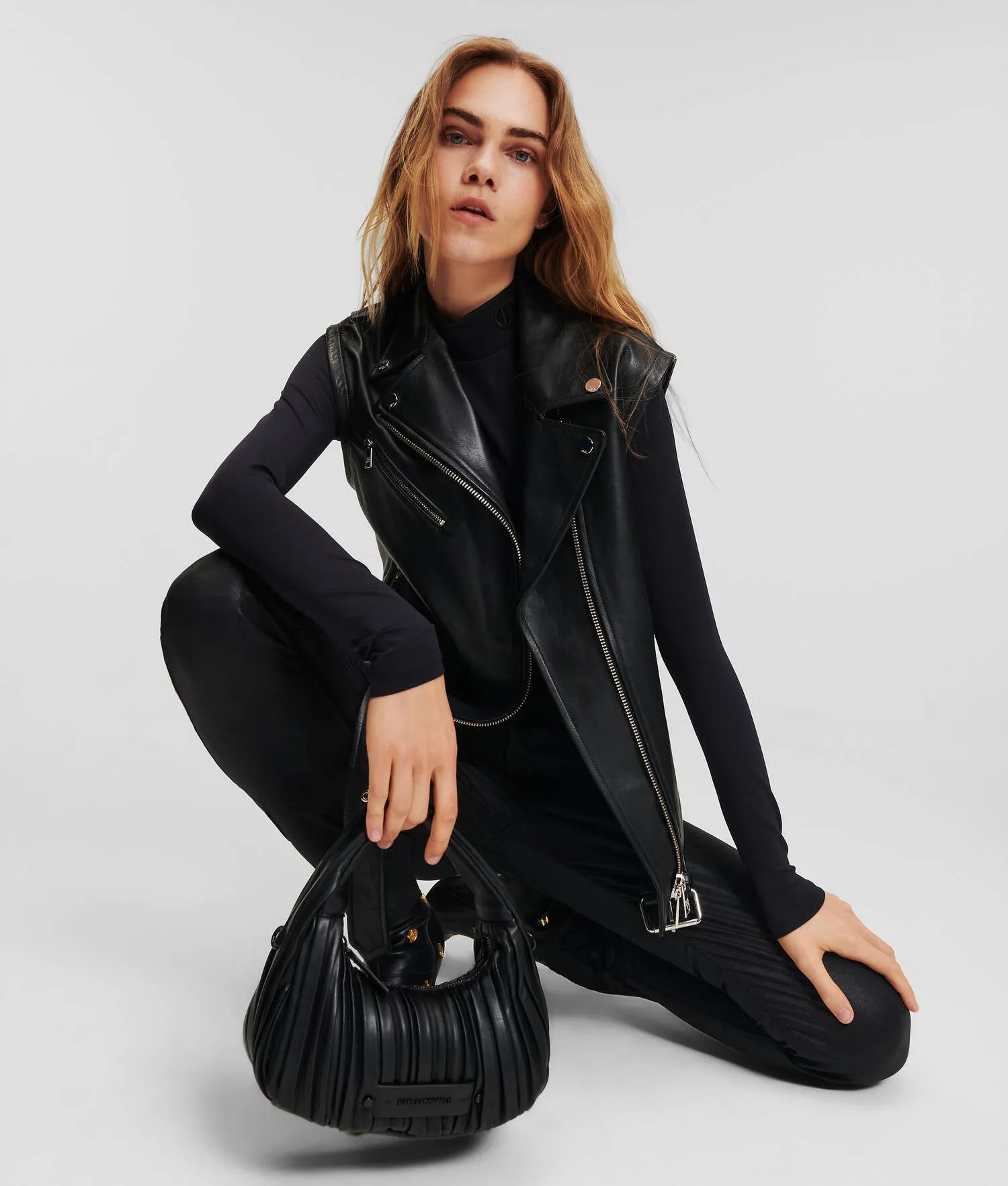 KARL LOGO TURTLENECK TOP