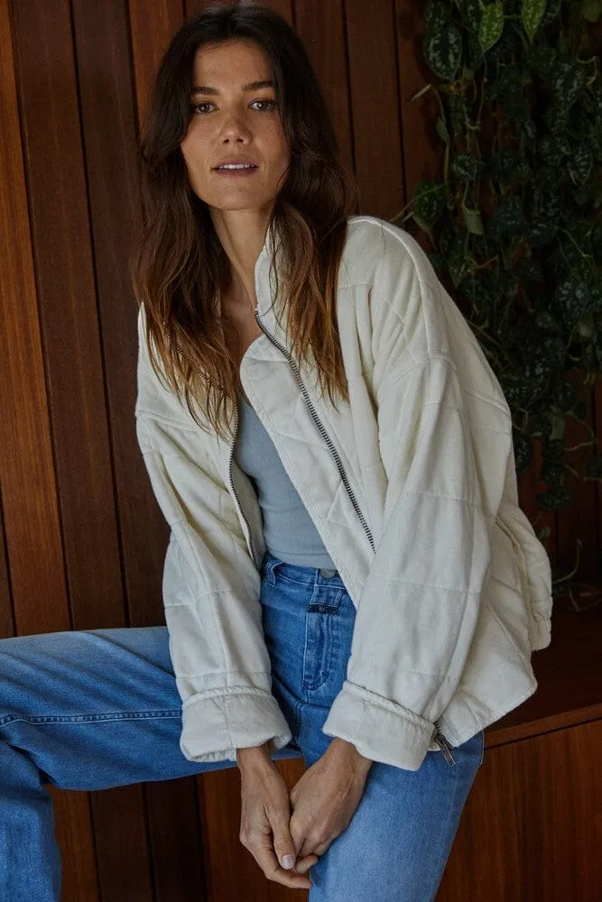 Keaton Quilted Zip Jacket