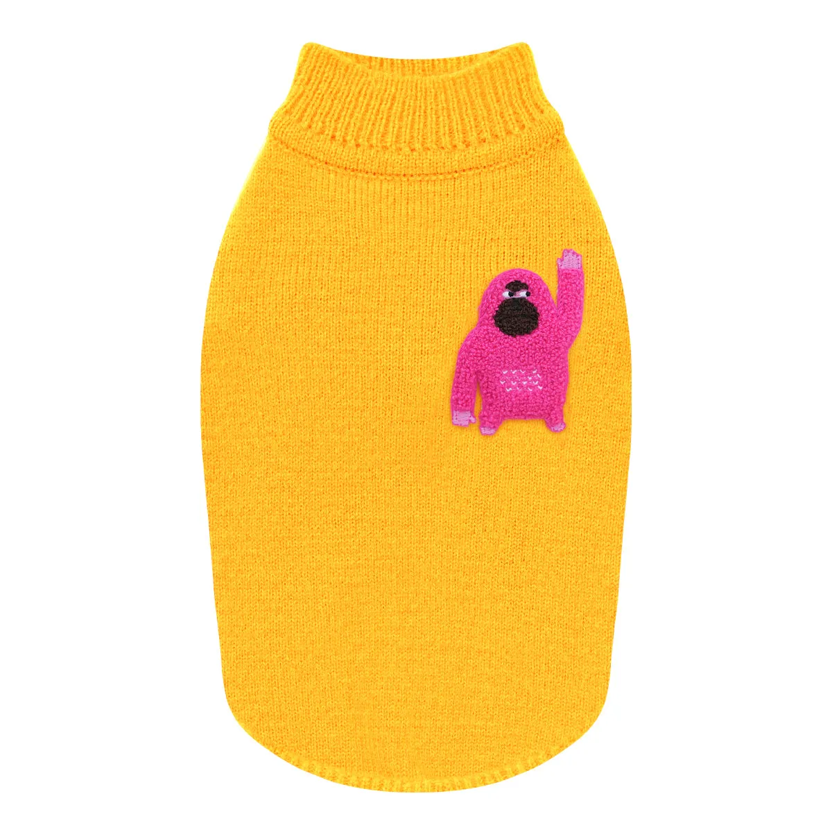 Korean Design Knitted Gorilla Dog / Cat Jumper - Pink / Orange / Blue / Green