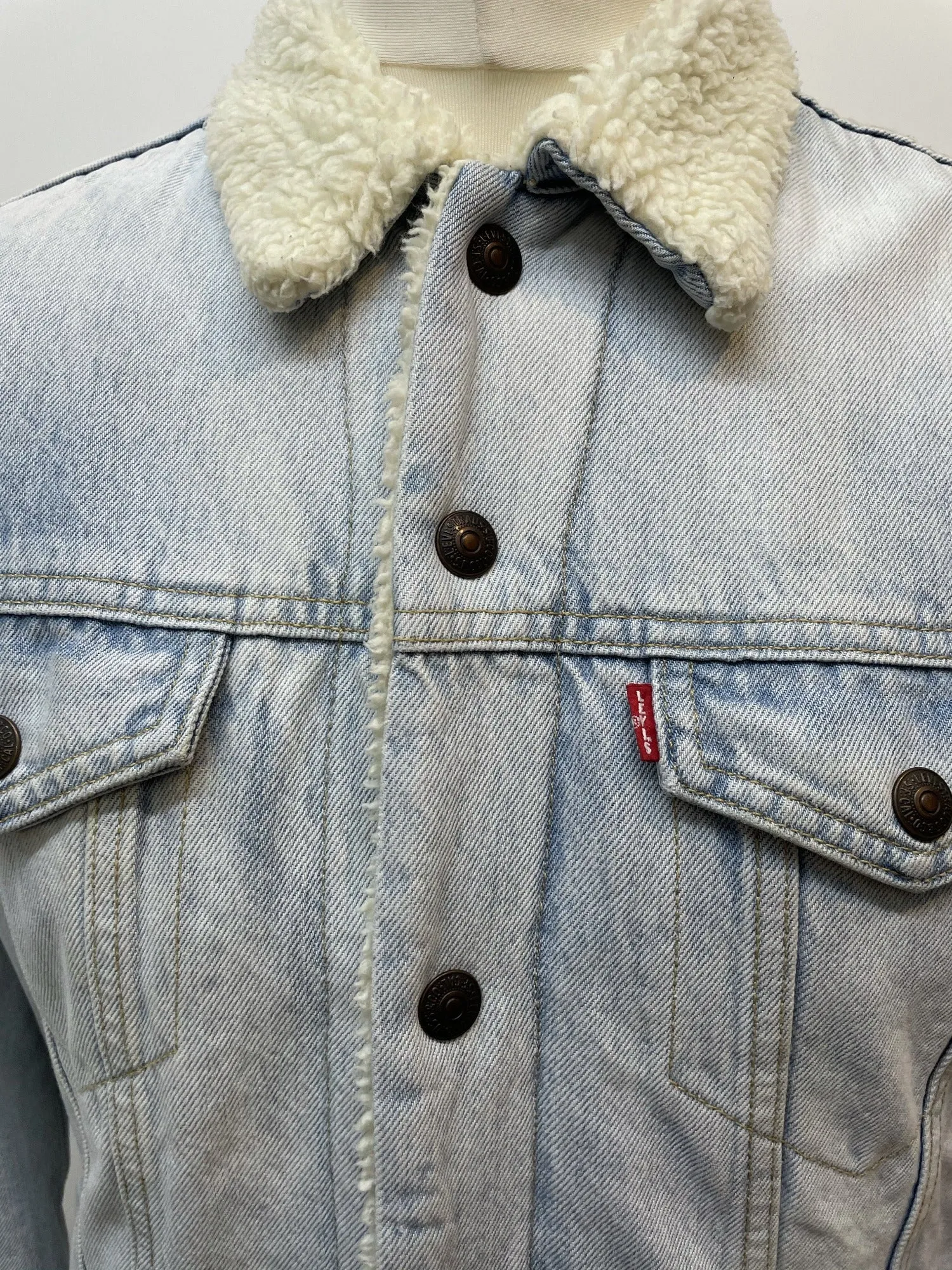 Levi Strauss Sherpa Denim Jacket - Size M