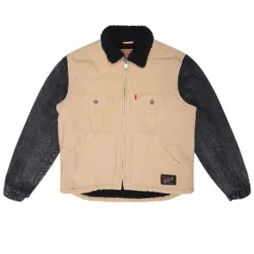 Levis Mens Trucker Jacket Hybrid Denim Sherpa Lining X Justin Timberlake 86184