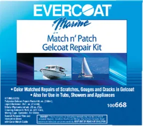 Match and Patch Gelcoat Repair Kit