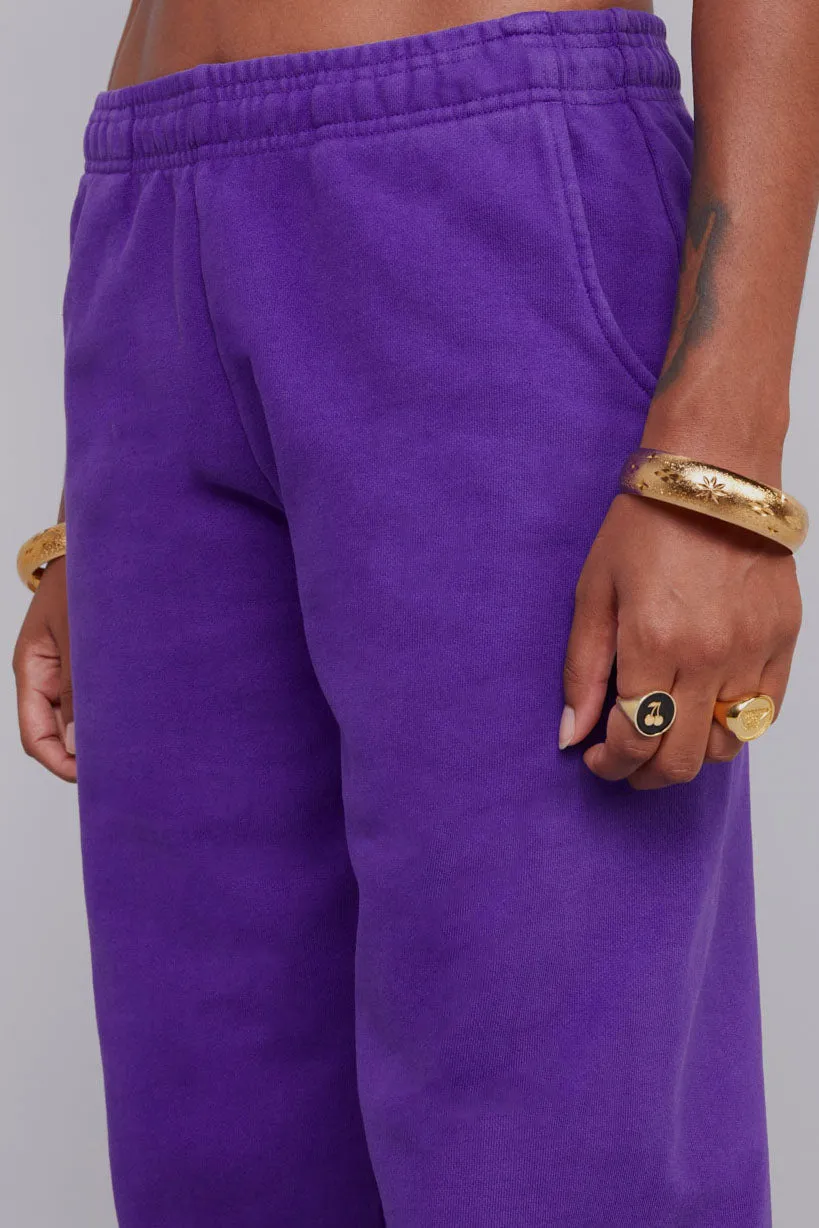 ME. Rose Sweatpants Prince Purple