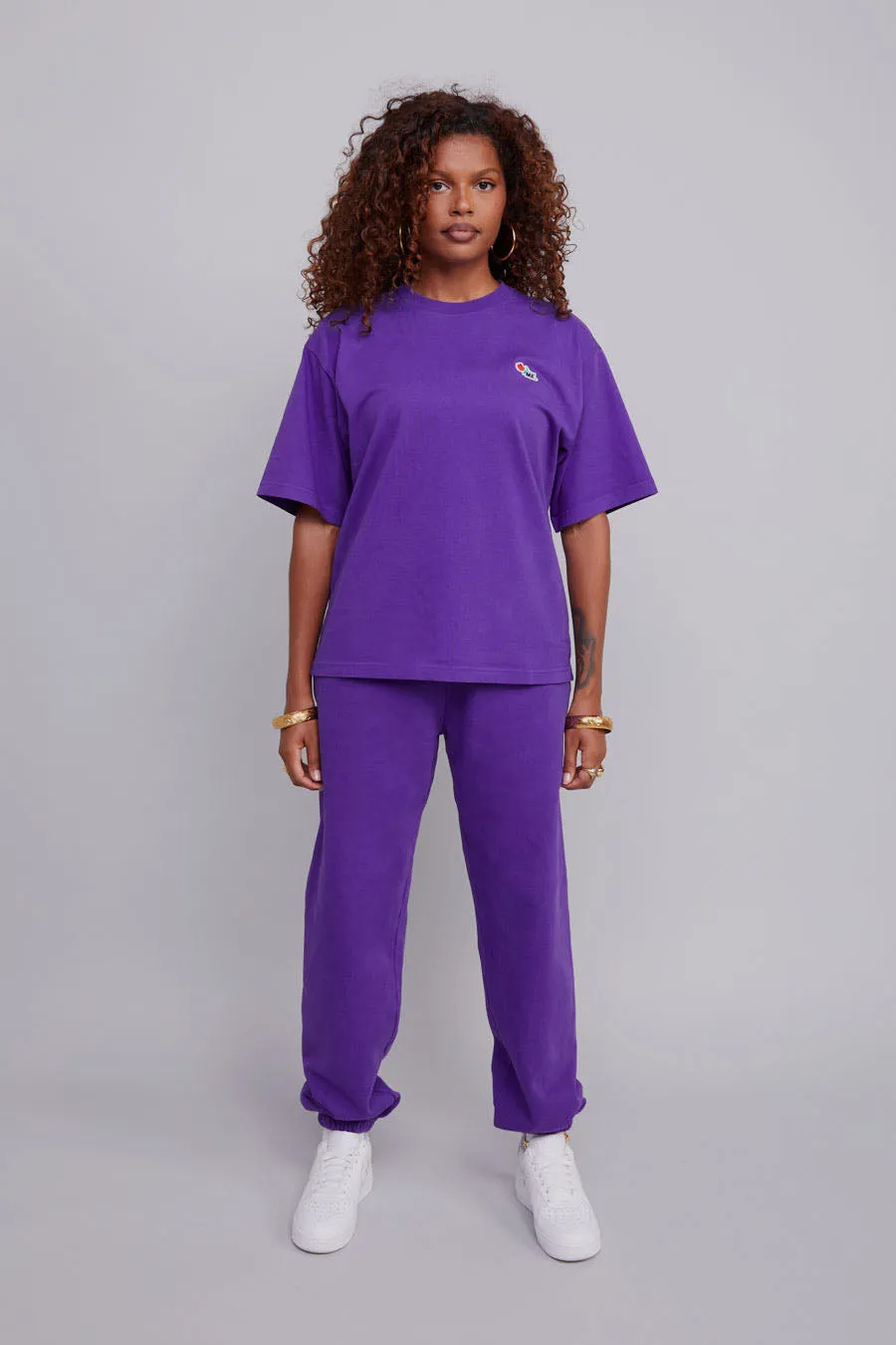 ME. Rose Sweatpants Prince Purple
