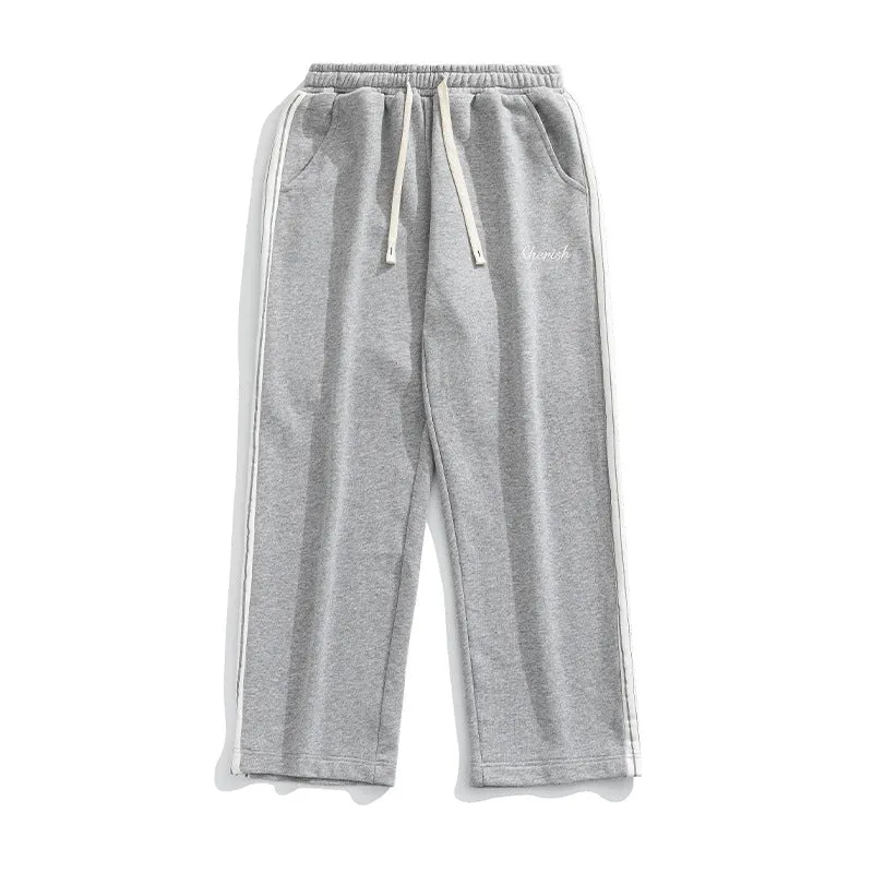 Men's Athleisure Embroidered Sweatpants
