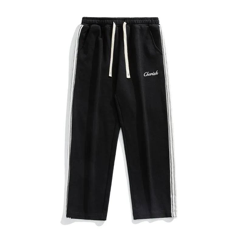 Men's Athleisure Embroidered Sweatpants