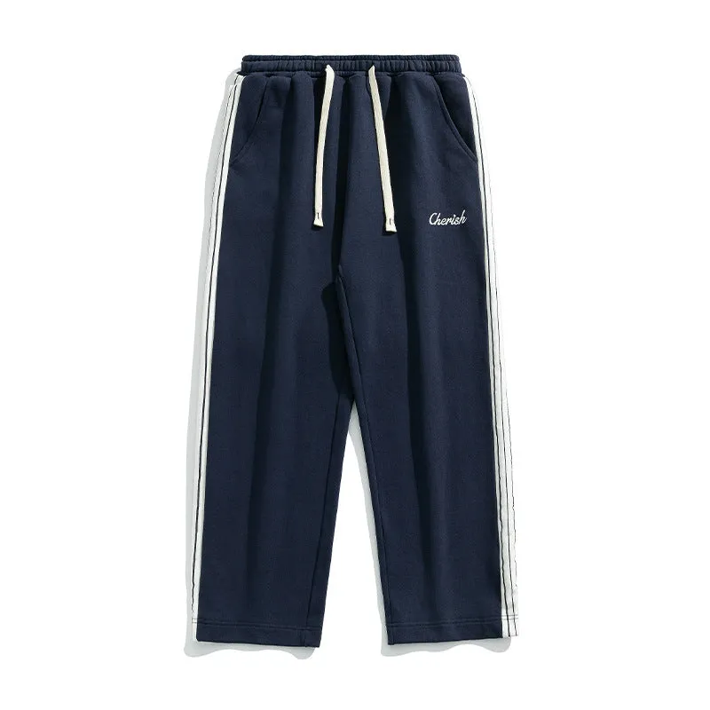Men's Athleisure Embroidered Sweatpants