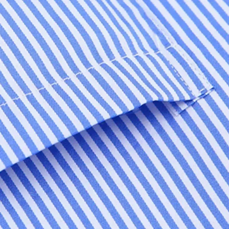 Men's Blue Striped Shirt
