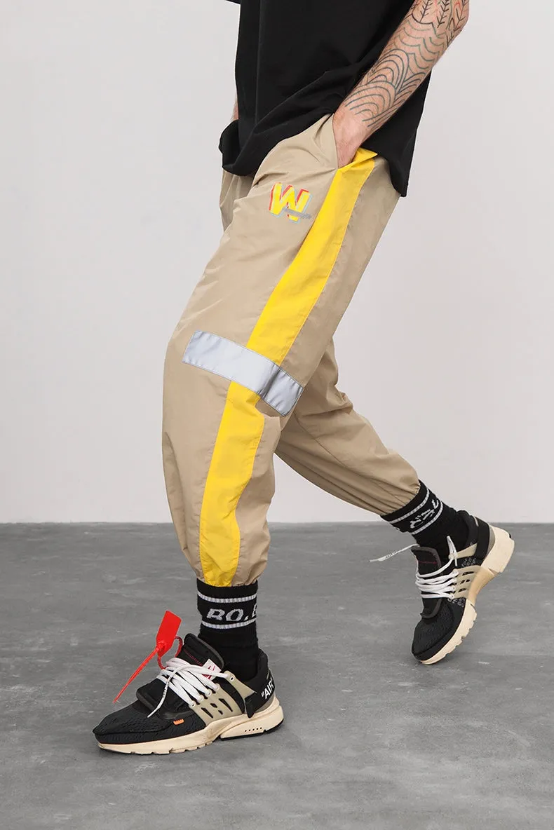 Men's Summer Joggers With Reflective Tapes