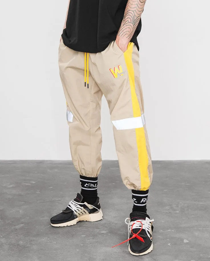 Men's Summer Joggers With Reflective Tapes