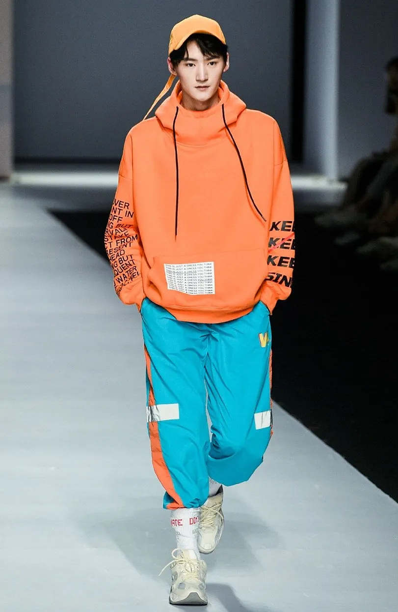 Men's Summer Joggers With Reflective Tapes