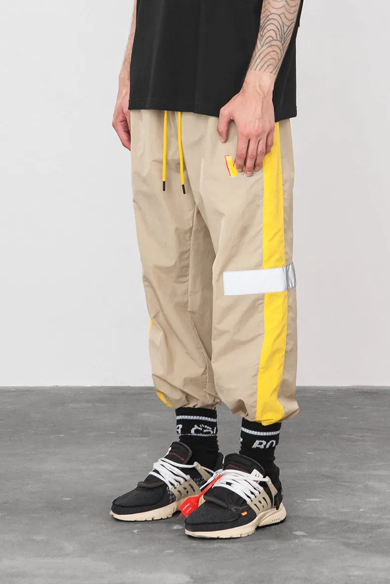 Men's Summer Joggers With Reflective Tapes