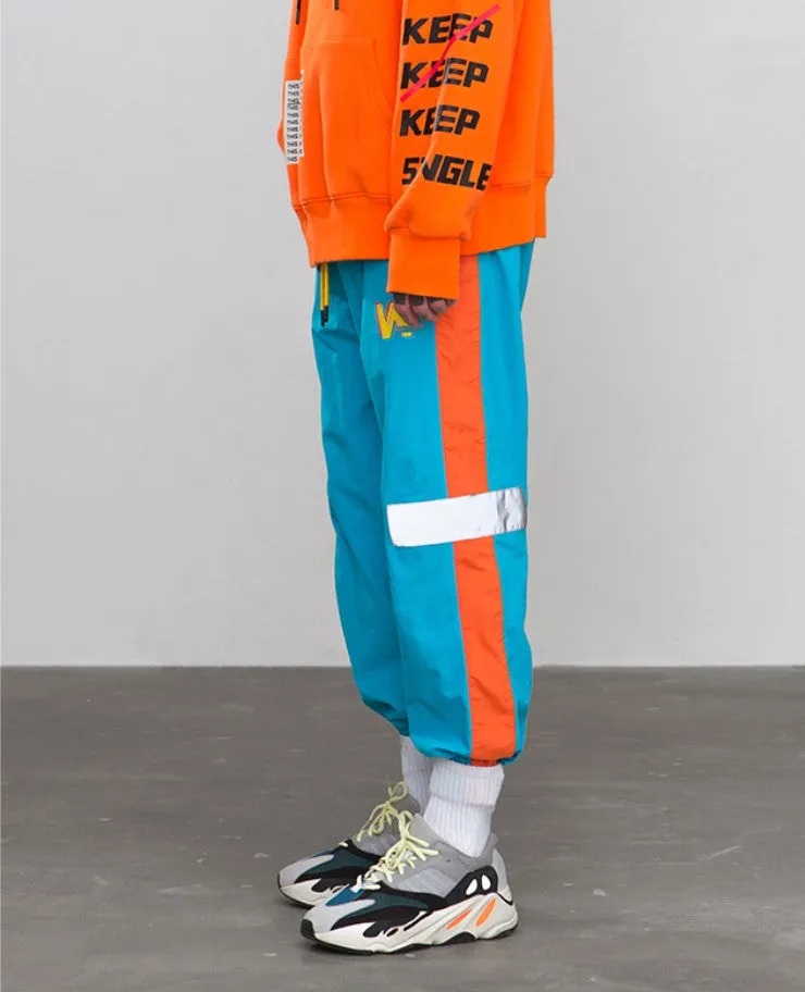 Men's Summer Joggers With Reflective Tapes