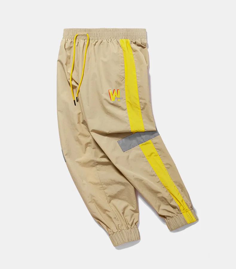 Men's Summer Joggers With Reflective Tapes